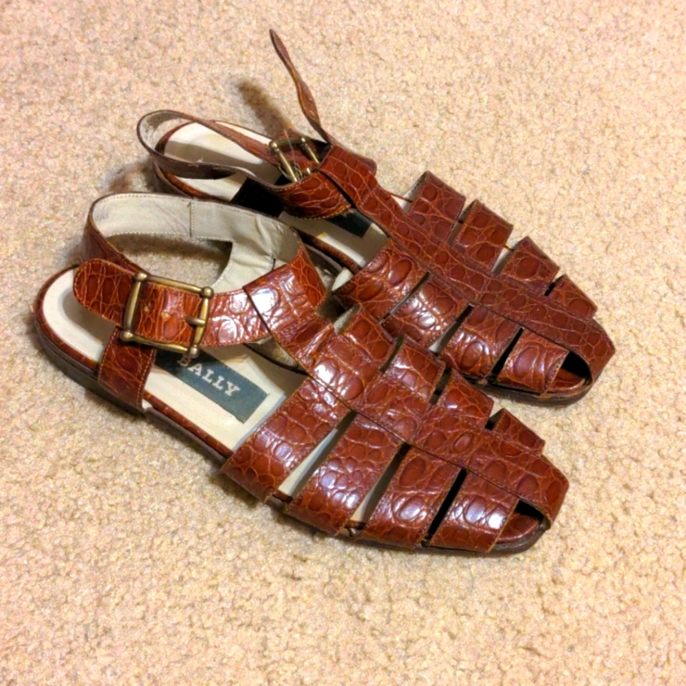 Brown Bally Sandals